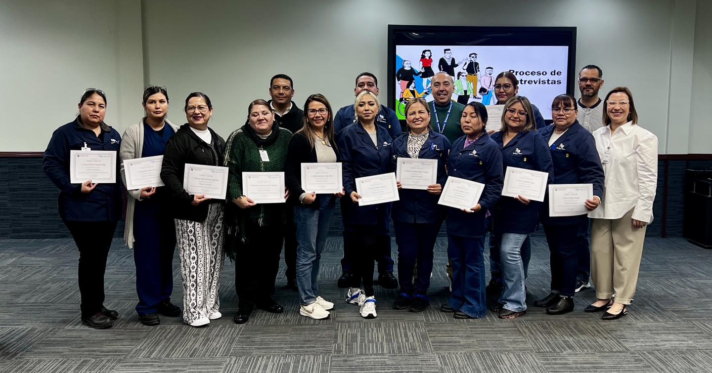 Taller de Técnicas de Entrevistas, para un equipo multifuncional de la planta Badger Meter