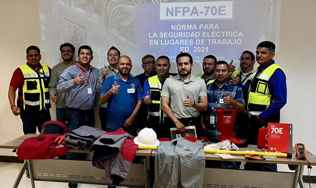 Curso / Taller de NFPA-70E (Norma para la Seguridad Eléctrica en Lugares de Trabajo, Edición 2021) y la NOM-029-STPS-2011