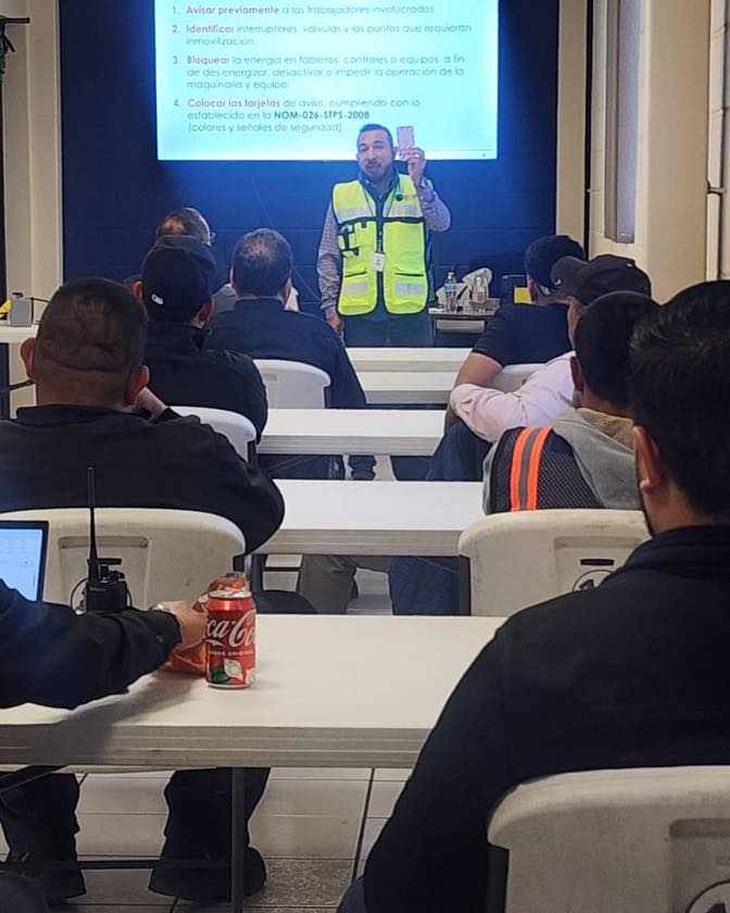 Curso / Taller de LOTO (Lock Out - Tag Out) para el control de energías peligrosas en maquinaria y equipo