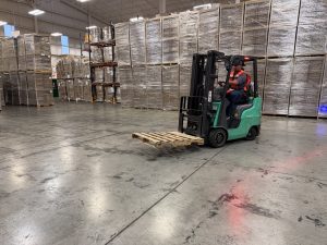 Certificación de manejo seguro de montacargas para el equipo de trabajo de la planta Victory Packaging de la ciudad de Nogales, Sonora.